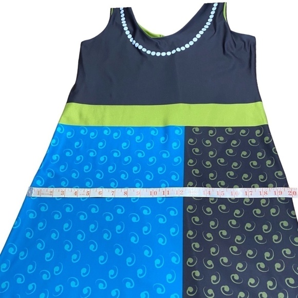 VOLT #42 Bandit Sleeveless Dress Polyester Spandex Blend Rare Design US Sz 10 - Picture 7 of 11